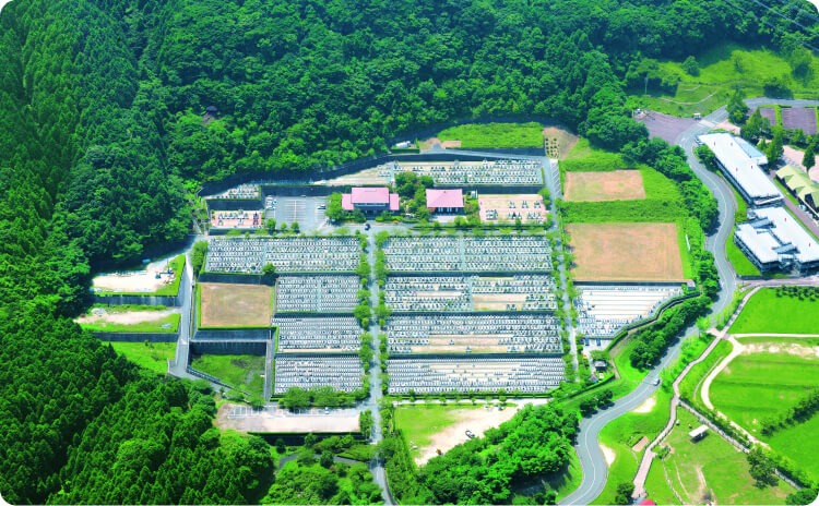 油山平成御廟 全景